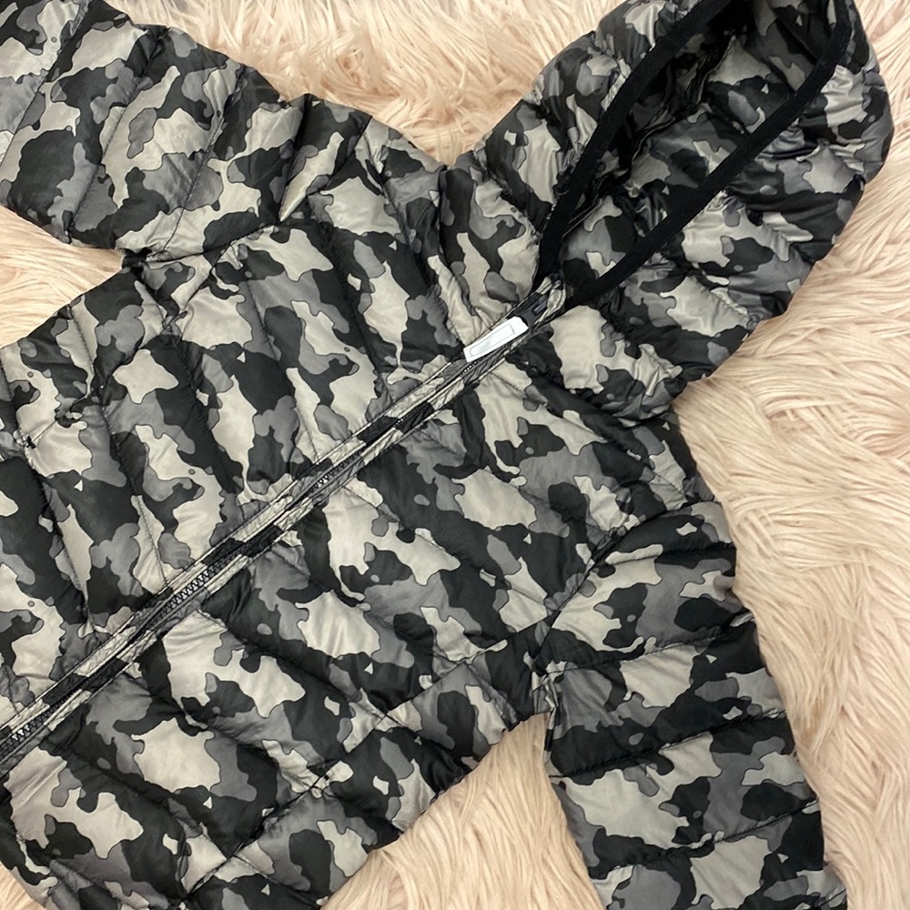 Camo Puffer Coat